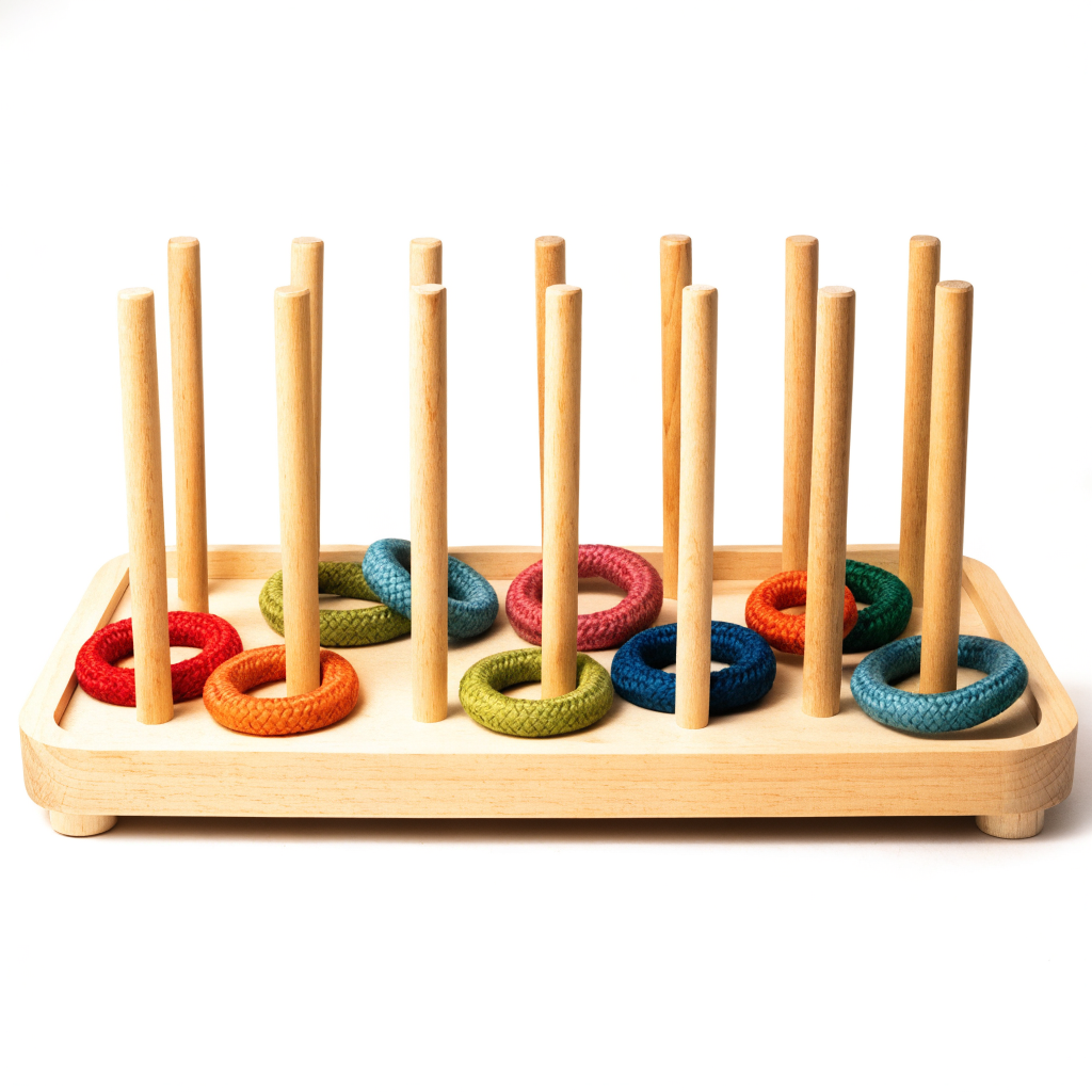 Ringwurfspiel — Beispielbild, KI-generiert